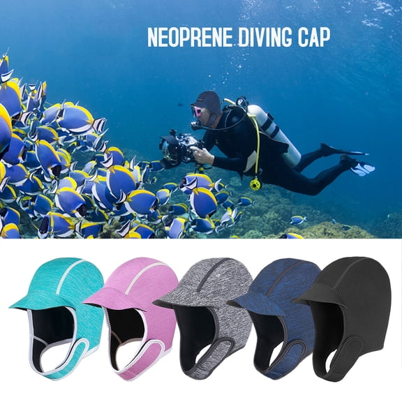 Water Sports NEOPRENE DIVING CAP THERMAL WETSUIT HAT FOR COLD WATER SPORTS