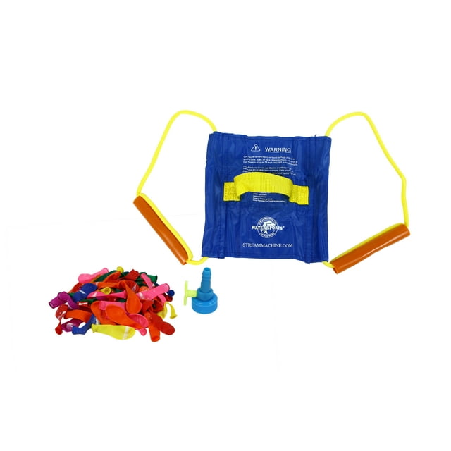 Water Sports - Water Balloon Fun 3 Person Balloon Launcher - Youth Size (Colors Vary)