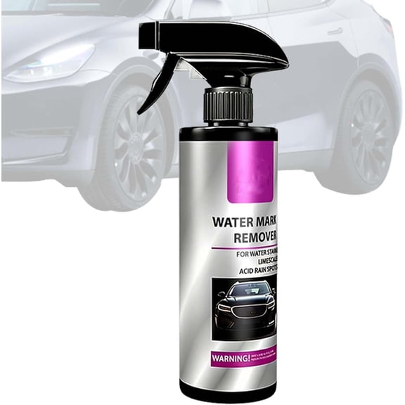 Water Spot Remover Car Glass Spray Stain Cleaner Detailer, Remove Hard Water Marks Fast Shine Restore, For Car Windshield SUV Garage Auto Care Use