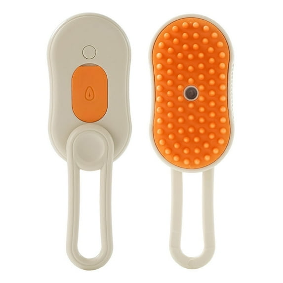 Water Spray Grooming Brush - 3-in-1 Self-Cleaning Comb with ABS+TPR & 360° Rotating Handle