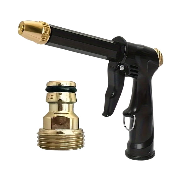JAMCORAX Water Spray Gun,High Pressure Car Wash Sprayer with Brass Nozzle for Watering Plants,Showering Pet,Washing Car,Cleaning(7-inch)