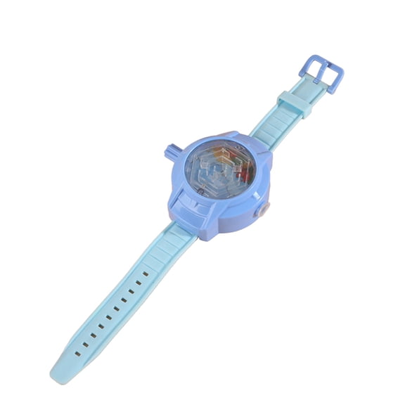 Water Spray Watch for Summer Outdoor Fun One Key Press Squirt Watch with Maze Game, Handheld Water Sprinkler for Pool and Beach, Splash Activity Gear for Adults,Blue