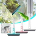 thumbnail image 1 of Water Spray Window Cleaner with Built-in Spray, Soft Scraper Glass Wiper and Sponge, Multi-Surface Cleaning Tool for Windows, Mirrors, Floors, Cars, and Bathrooms, 1 of 2