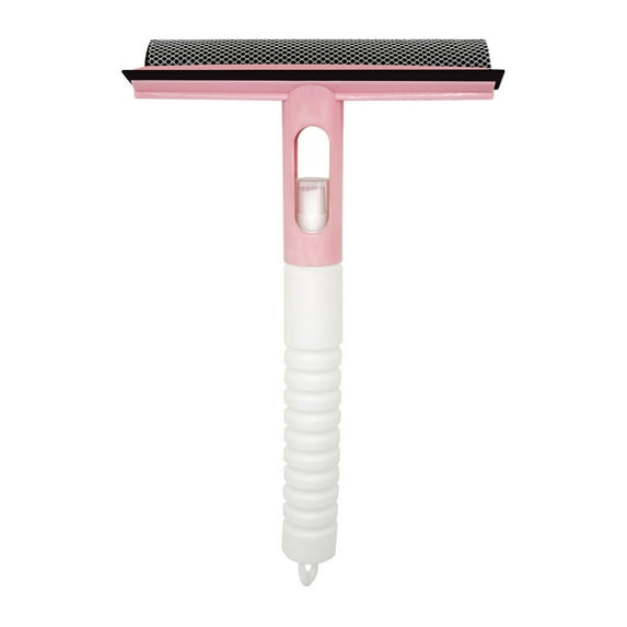 Water Spray Window Cleaner with Built-in Sprayer | Glass & Mirror Cleaning Tool | Multi-Surface Scraper for Bathroom Floors & Cars | Includes 1 Cleaning Wiper