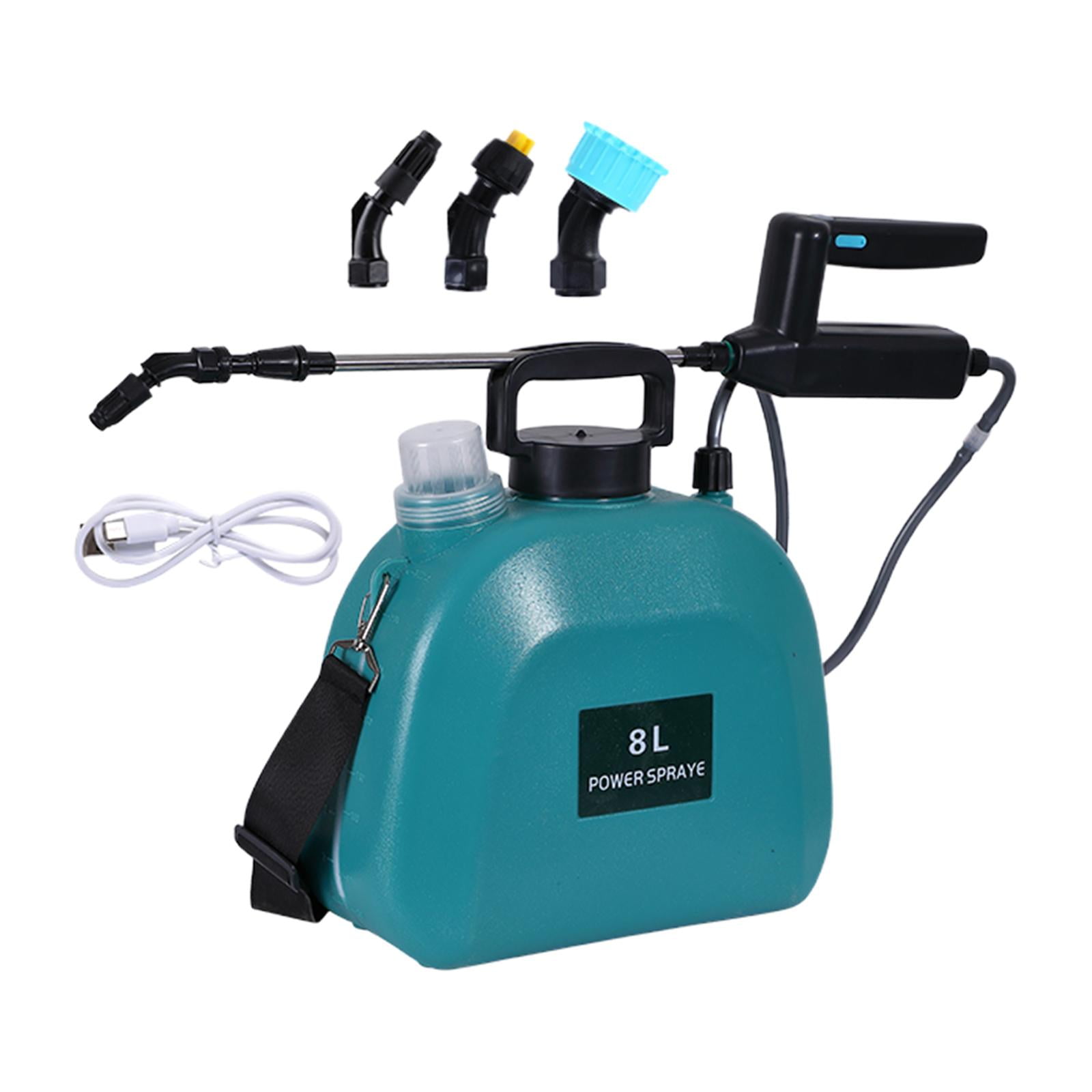 Water Sprayer Bottle Cordless Pump Sprayers with 3 Nozzles Battery
