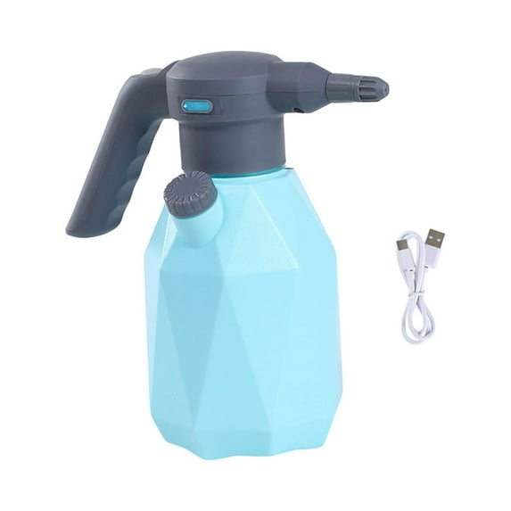 Water Sprayer Bottle Electric Sprayer for Household Cleaning Flowers 2L blue