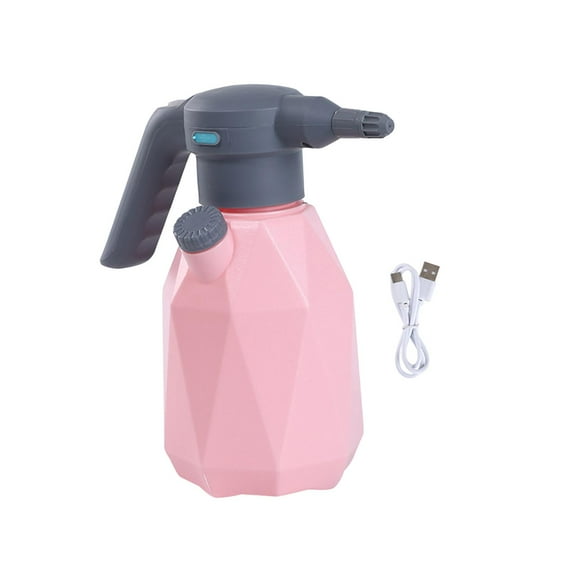 Water Sprayer Bottle Electric Sprayer for Household Cleaning Flowers 3L pink