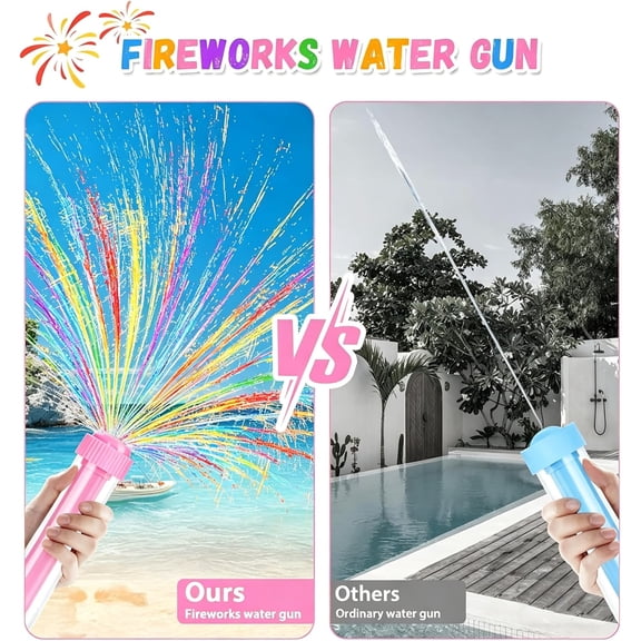 Water Sprayer Toy, Multi Hole Curved Nozzle Squirter With Layered Spray Effect Pull Back Filling Design, Portable Summer Water Toy Pool Beach Backyard Party Accessory