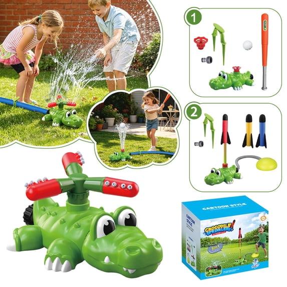 Water Sprinkler for Student Outdoor Play 2 in 1 Kids Baseball Water ...