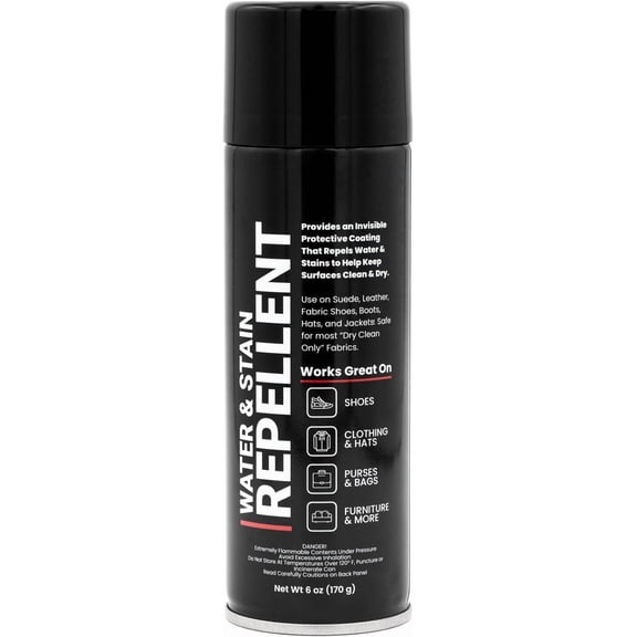 Water & Stain Repellent - Protection for Leather, Suede, Gore-Tex, and Fabric - Shoe & Sneaker Protector, Easy Aerosol Application, Packaging May Vary (5.5 oz)