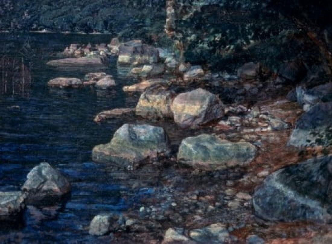 Water and Stones 1850 Aleksandr Andreevic Ivanov (1806-1858 Russian) Oil on canvas State Russian Museum St Petersburg Russia Canvas Art - Aleksandr Andreevic Ivanov (18 x 24)