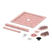 GURU USA Presloped Shower System - ABS / 48 x 72 / Center Placement- ISU0005