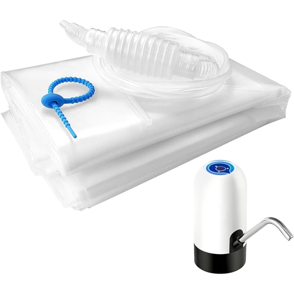 Water Storage Bladder 100Gal Bathtub Drinking Water Bag Food-Grade ...