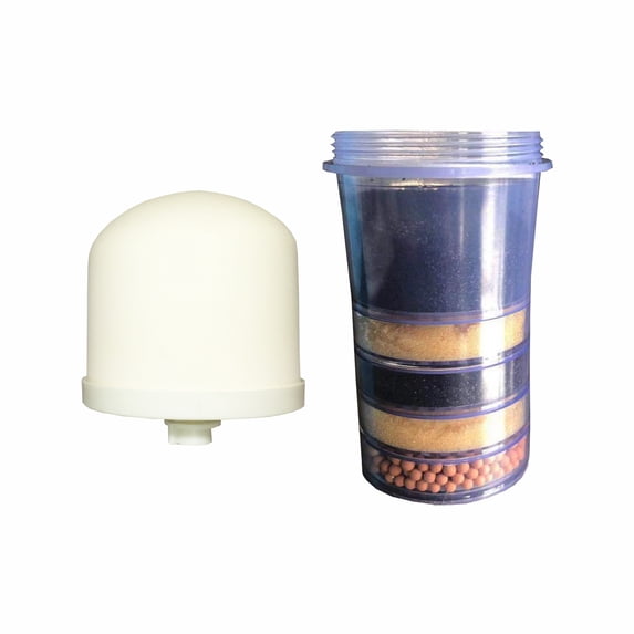 Water Stream Countertop Filtration & Purification System, Replacement Filter Cartridges (Set of 2, 1 x 5-Stage & 1 x Ceramic)
