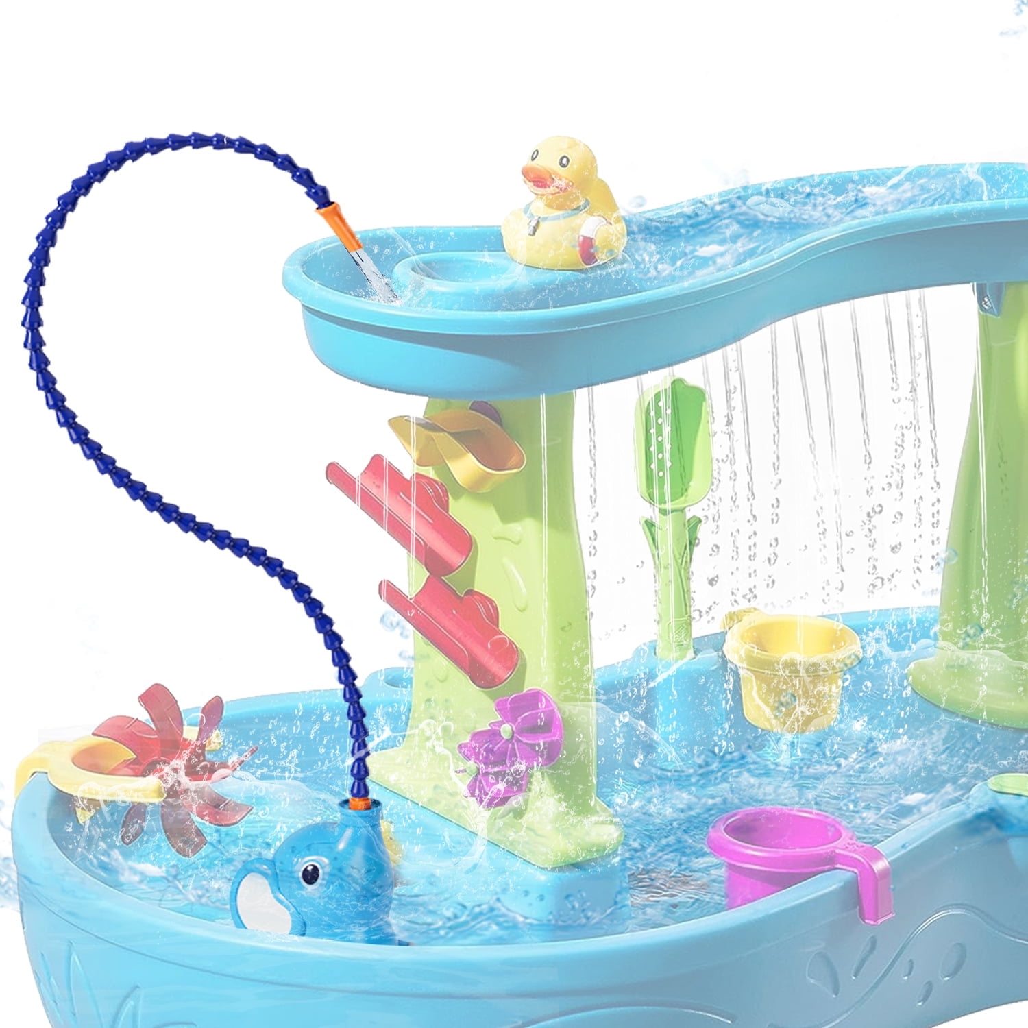 Water Table Pump, Battery Powered Water Pump for Water Table,Water Table Accessories for Kids Toddlers, Summer Outdoor Splash Water Play Table Toys