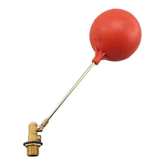 Water Tank Float Valve with Plastic Ball Switch Brass Float Valve for Water