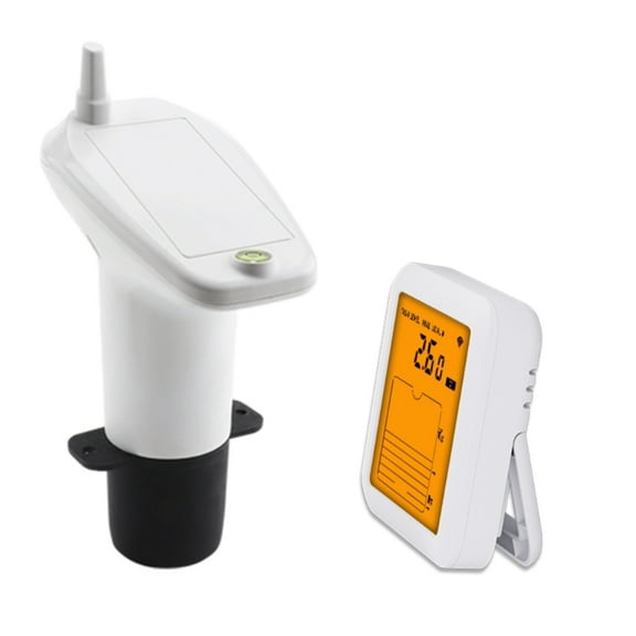 Water Tank Level Monitor With Temperature Sensors High Low Alerts Wall Mount