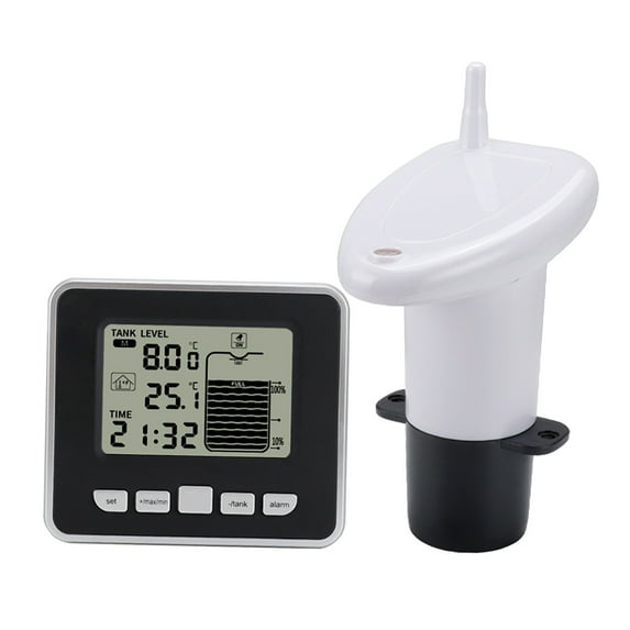 Water Tank Liquid Depth Sensor w/ Digital LCD Display