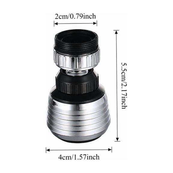 Water Tap Extension Water Faucet Extender Anti-Splash Heads Kitchen Faucets Extender Spare Parts Faucets Extended Aerator Filter