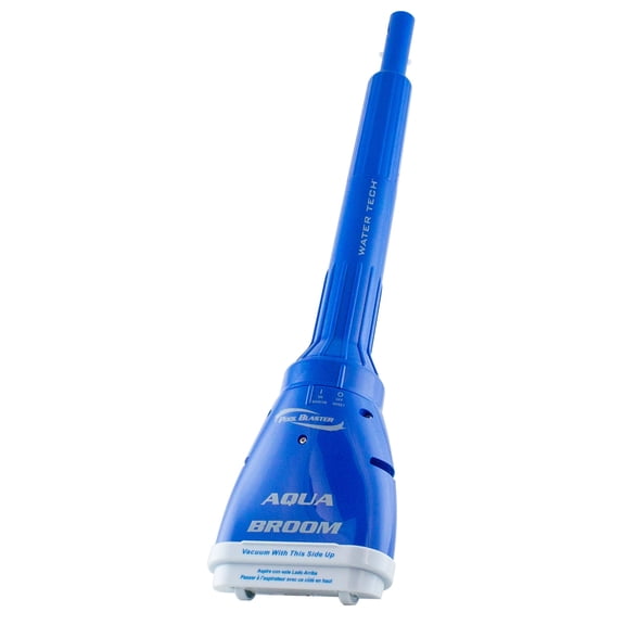 POOL BLASTER Aqua Broom Cordless Vacuum for Hot Tubs, Spa, Small Pool & Tight Spaces, Ideal for Sand, Silt & Dirt, Battery-Powered Spot Cleaner for Inground, Above-Ground and Inflatable Pools