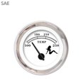 thumbnail image 1 of Water Temp Ga. SAE Mudflap Black Text, White, Black Mod Needles, Chrome Rings, 1 of 1