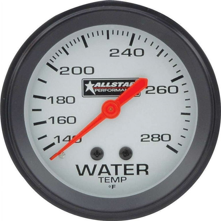 Allstar Water Temp Gauge 140-280F 2-5/8in Allstar Water Temp Gauge 140-280F 2-5/8in