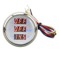 Water Temp Gauge Oil Pressure Voltage Meter 52mm 3 in 1 Digital Display