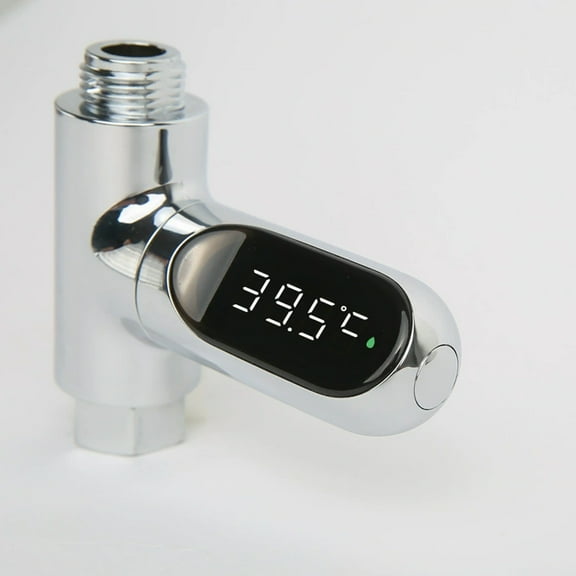 Water Temperature Meter Monitor LED Display Faucet Shower Thermometer Home Water Flow Temperature Monitor