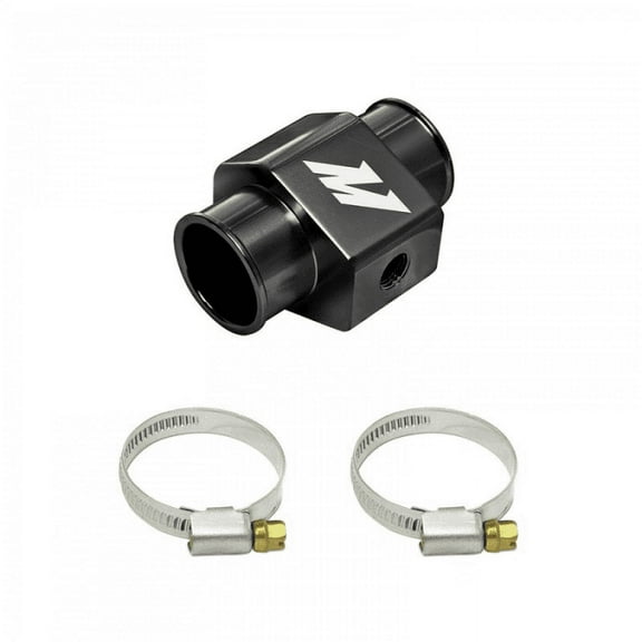 Water Temperature Sensor Adapter - 28mm - Black Mishimoto