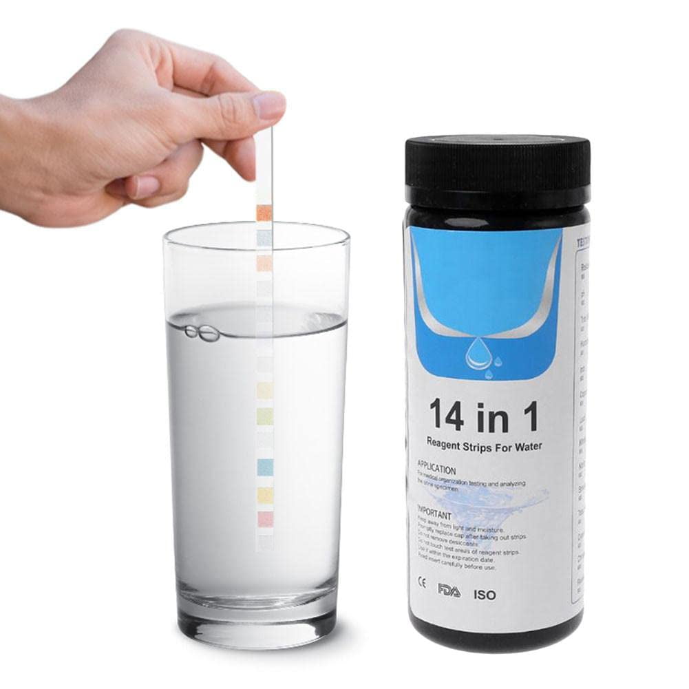 Water Test,14 IN 1 Drinking Water Test Kit with 50PCS Water Test Strip