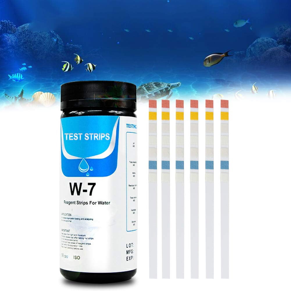 Water Test Strips,Pool Test Strips,7 in 1 Pool & SPA Quality Testing