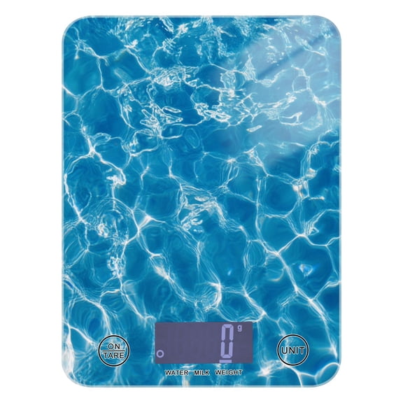 Water Texture Food Scale Digital Kitchen Scale Waterproof Grams Ounces lbs for For Baking and Cooking