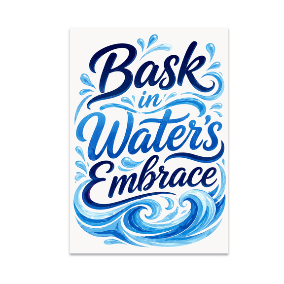 Water-Themed Decor Art - Water Activity Enthusiast - 13x19 Poster Print