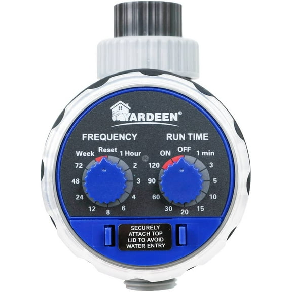 Water Timer Electronic Hose Garden Irrigation Controller Two Dial,No Pressure Required