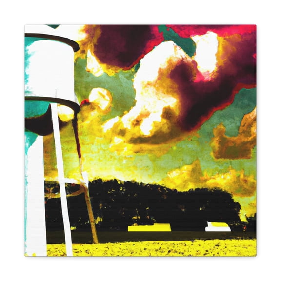 "Water Tower Pop Revival" - Canvas
