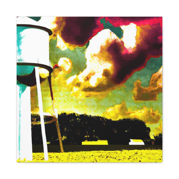 "Water Tower Pop Revival" - Canvas