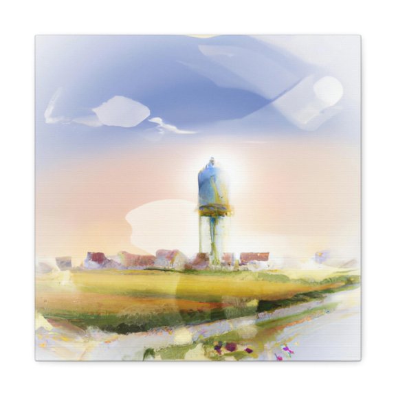 Water Towers Galore! - Canvas