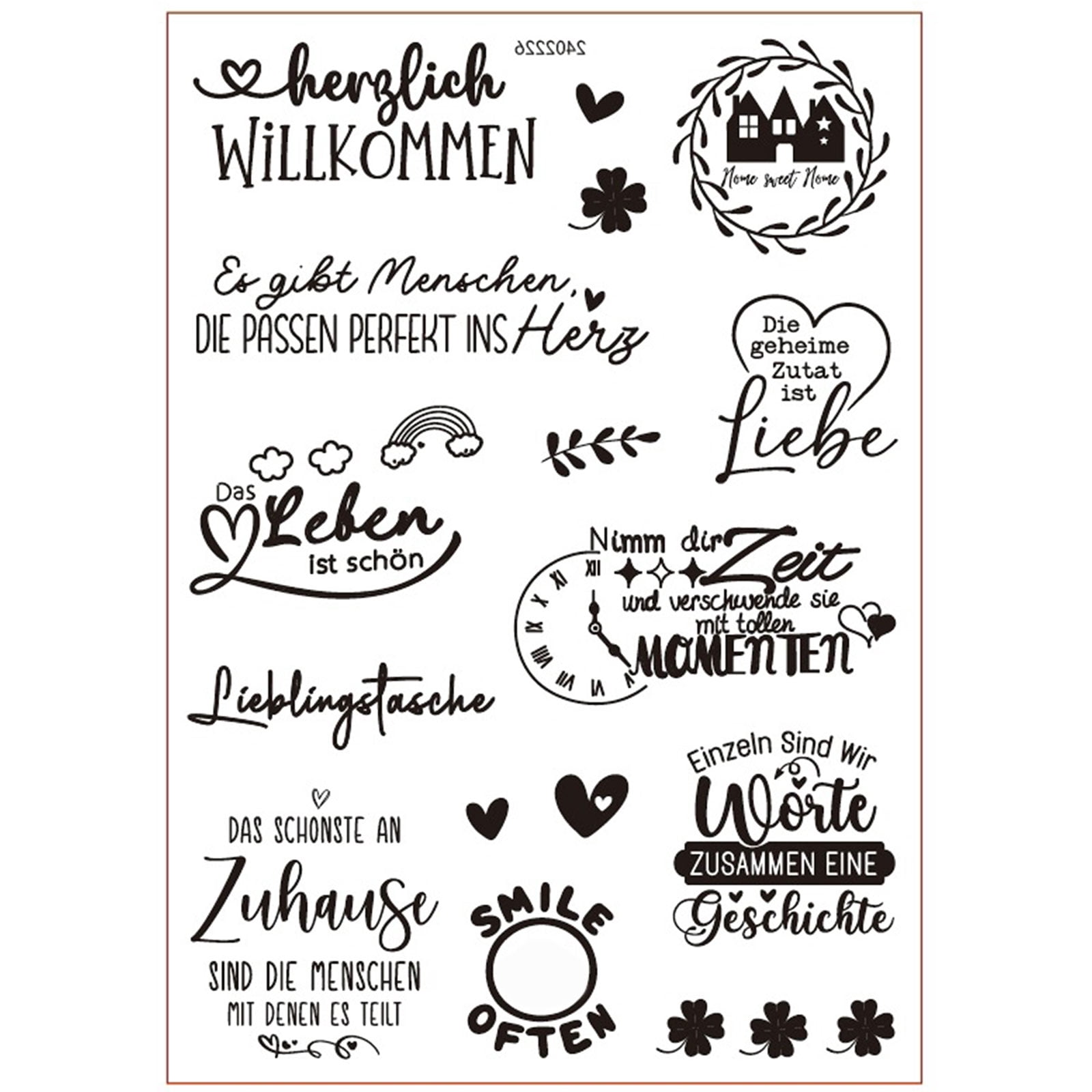 Water Transfer Sticker Rub On Sticker for Mug Water Bottle Decoration ...