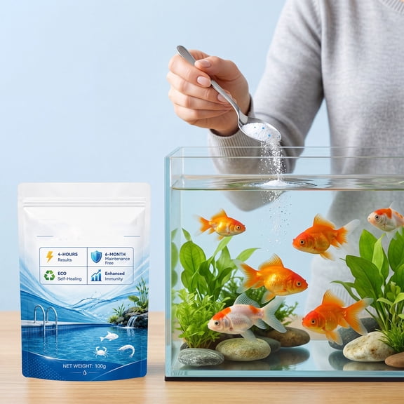 Water Treatment Agent Powder, Swimming Pool Flocculant, Water Clarification Powder, Aquarium Care Powder