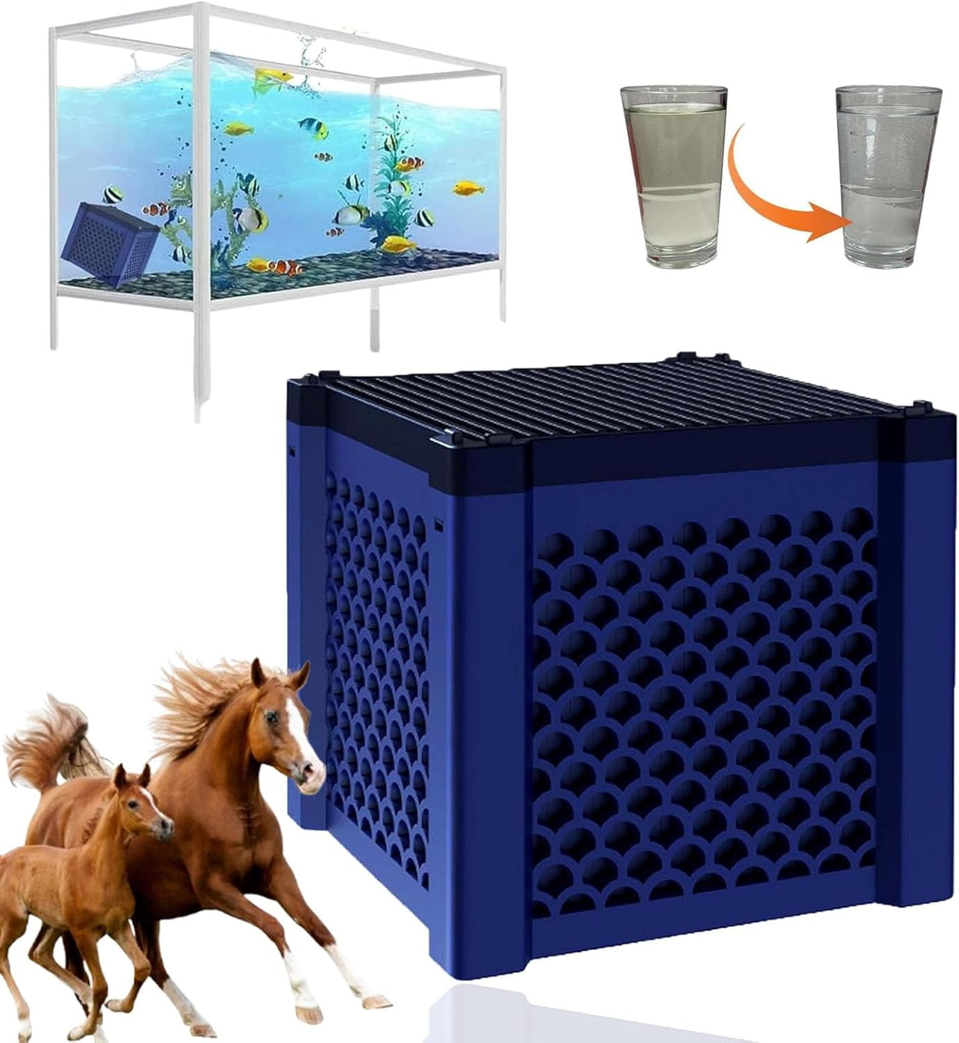 Water Purifier Cube - Reusable Activated Carbon Water Filter