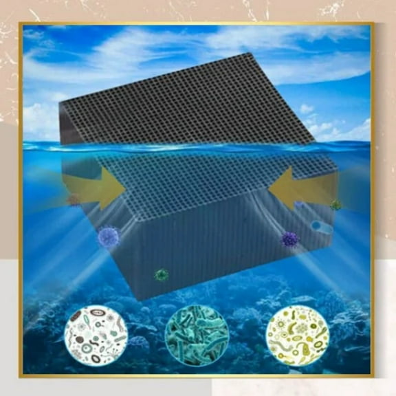 Water Trough Purifier Cube Eco-Aquarium Filter, Horse Water Trough Purifier Cube, Water Purifying Cube, Strong Activate Carbon Water Purification Filter for Aquarium, Ponds, Fish Tank Water