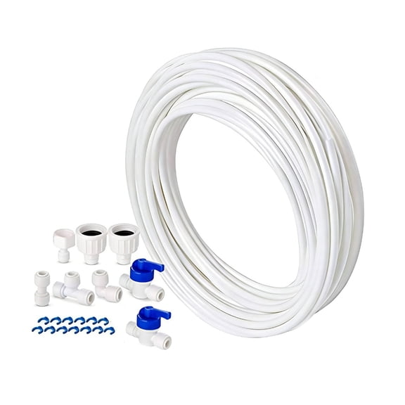 Water Tubing Hose With Connectors For Refrigerator Ice Maker And Purifiers System