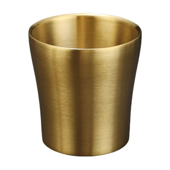 Water Tumblers 304Stainless Steel Drinking Use Double Wall Stackable Suitable for Home Camping Office Silver/Golden