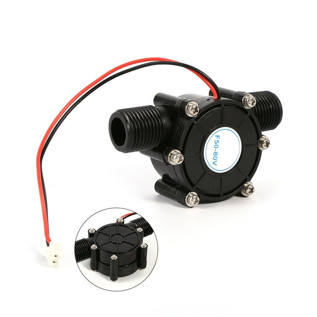 Water Turbine Generator, 10W High Power Water running Generator, Electric Micro Hydroelectric Hydro Water Generator Charging Tool (0-80V)