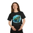 thumbnail image 1 of Water Turtle 1, Champion Women's Heritage Cropped T-Shirt, 1 of 3