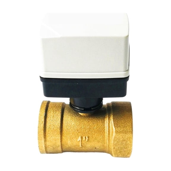 Water Valve 1" Small Compact Electric Water Valve 3 Wires 2 Control Motorized Valve Used For Solar Heating System ,Easy to Install