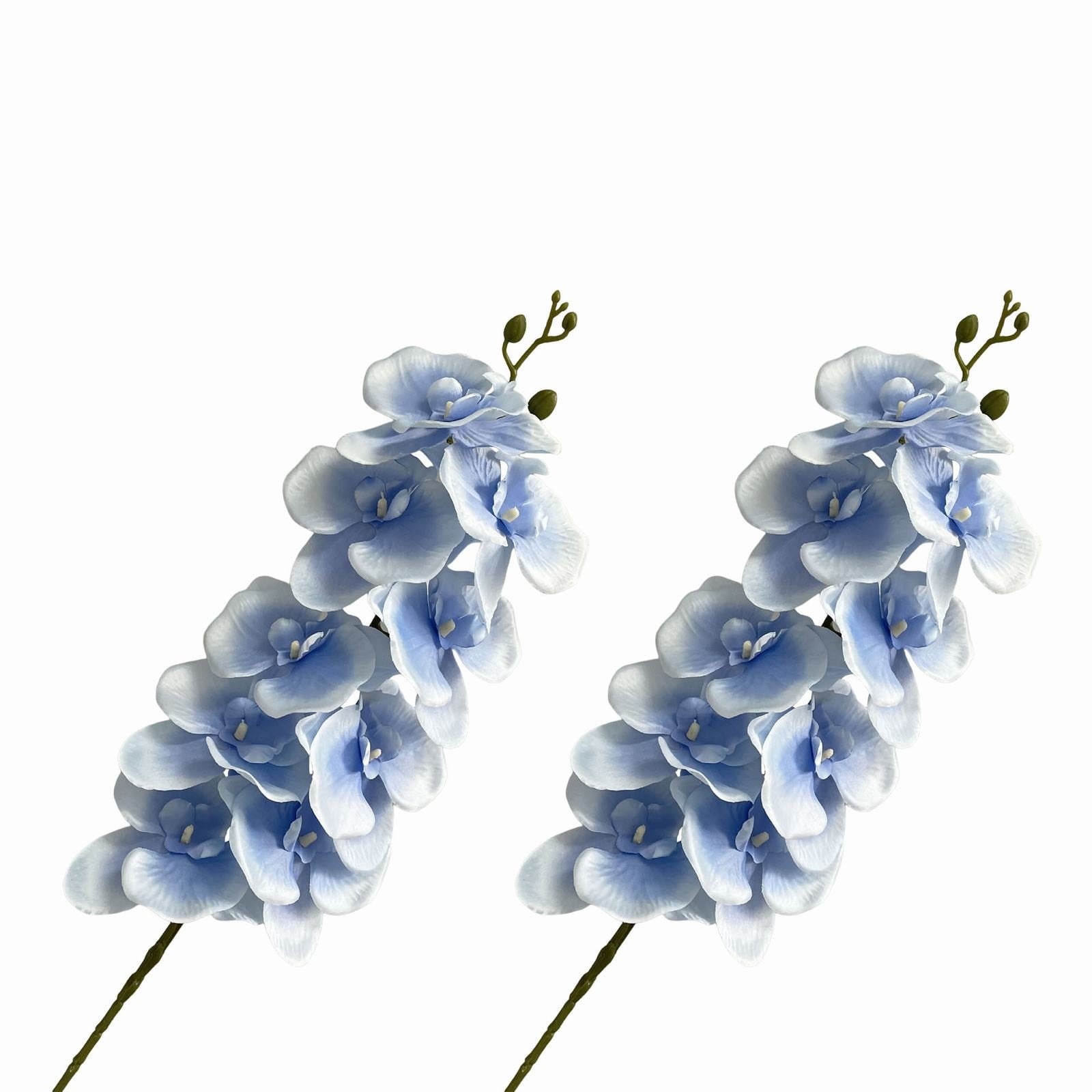 Water Velvet Phalaenopsis High Artificial Stemless Rose Flower Heads