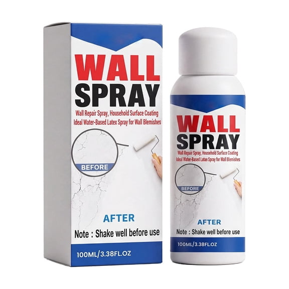 Water Wall Touch Up Spray Matte White Paint For Plaster Walls Stains And Fine Cracks 100ml