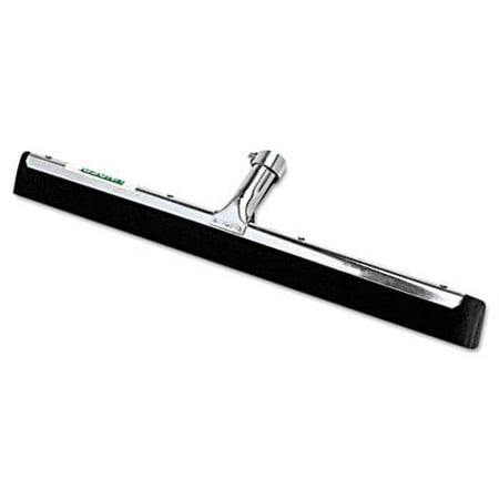Water Wand Standard Floor Squeegee 18" Wide Blade, Black Rubber, Insert Socket