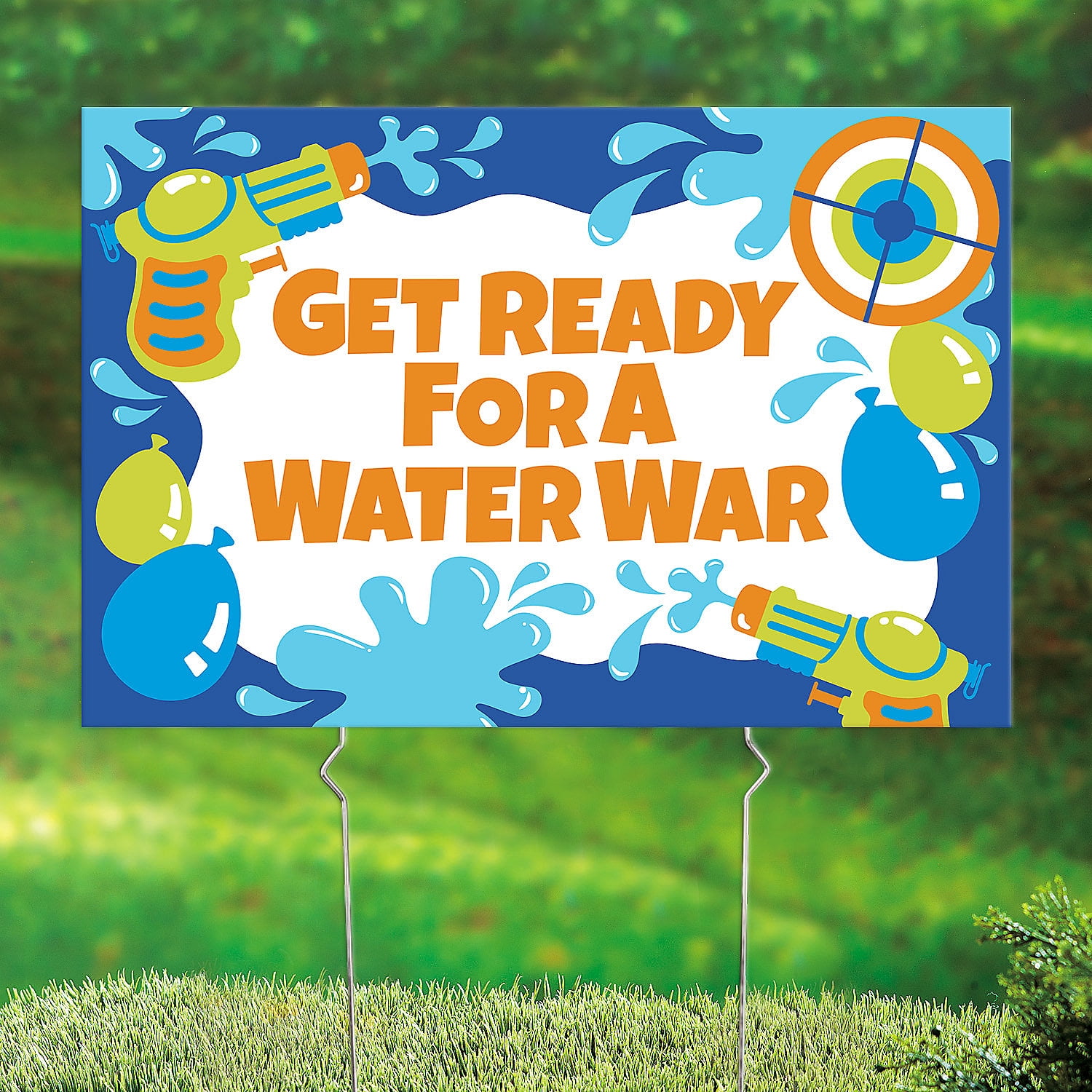 Water Wars Yard Sign